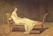 Jacques-Louis  David Madame Recamier (mk05) Sweden oil painting reproduction